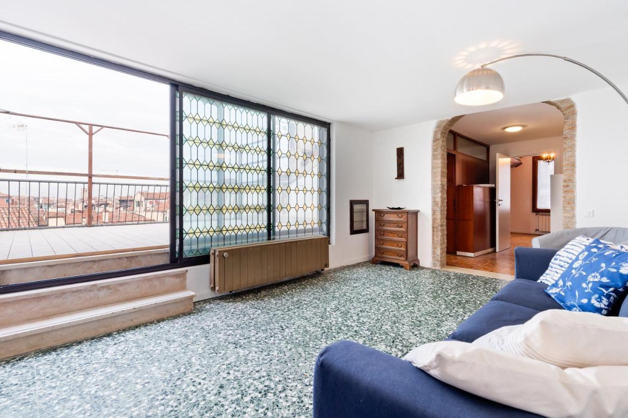 Ponte Di Rialto Penthouse With Panoramic Terrace Apartment Venice Exterior photo
